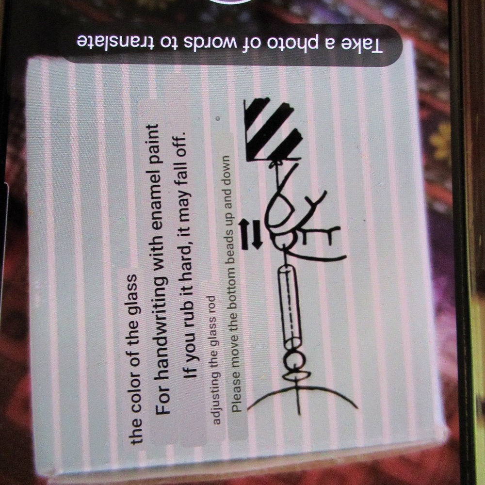 Vintage Japanese Glass wind chime - Picture 10 of 12